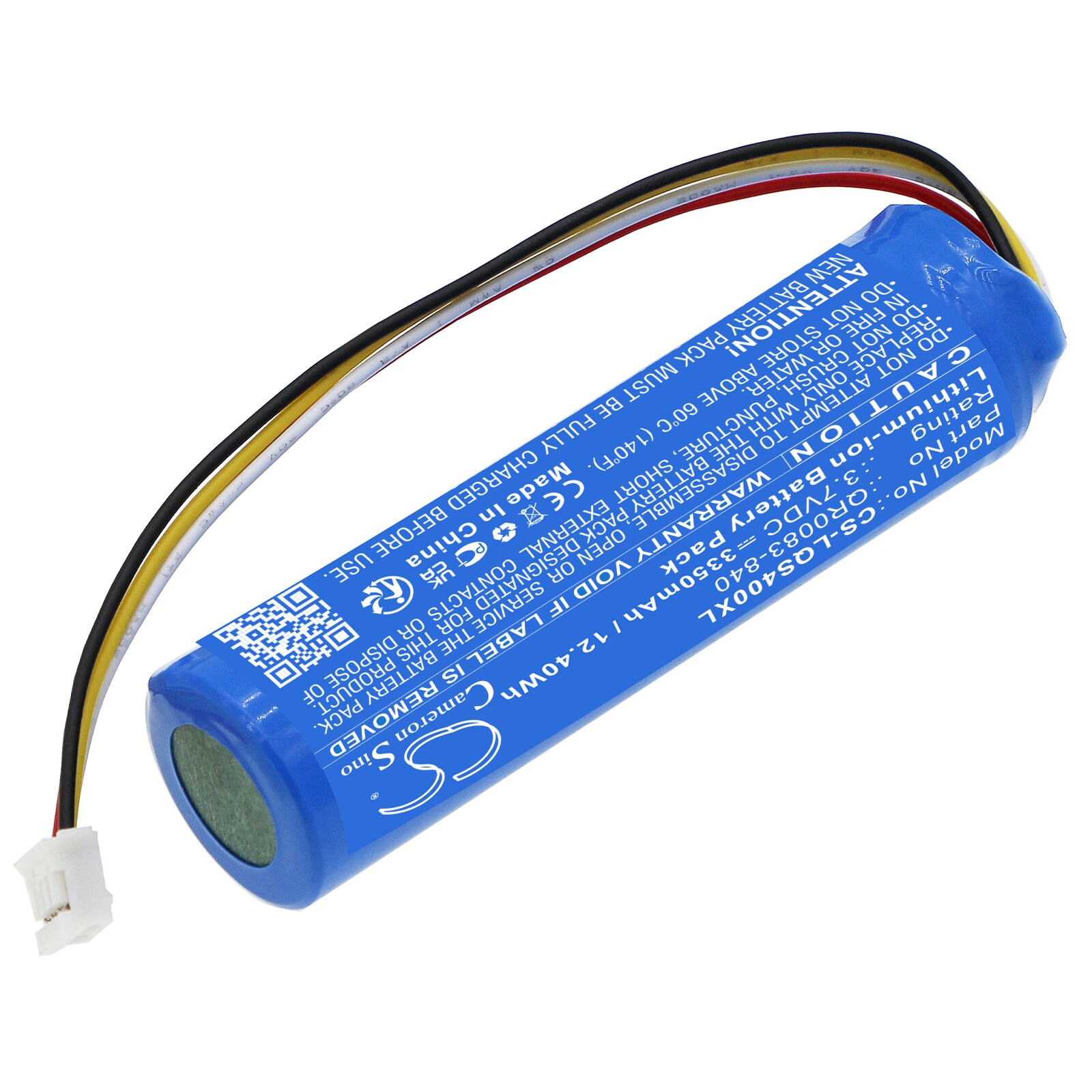 Batteri till Larmsystem för Qolsys IQ Panel 4, IQP4005, IQ Panel 4 PowerG m.fl.