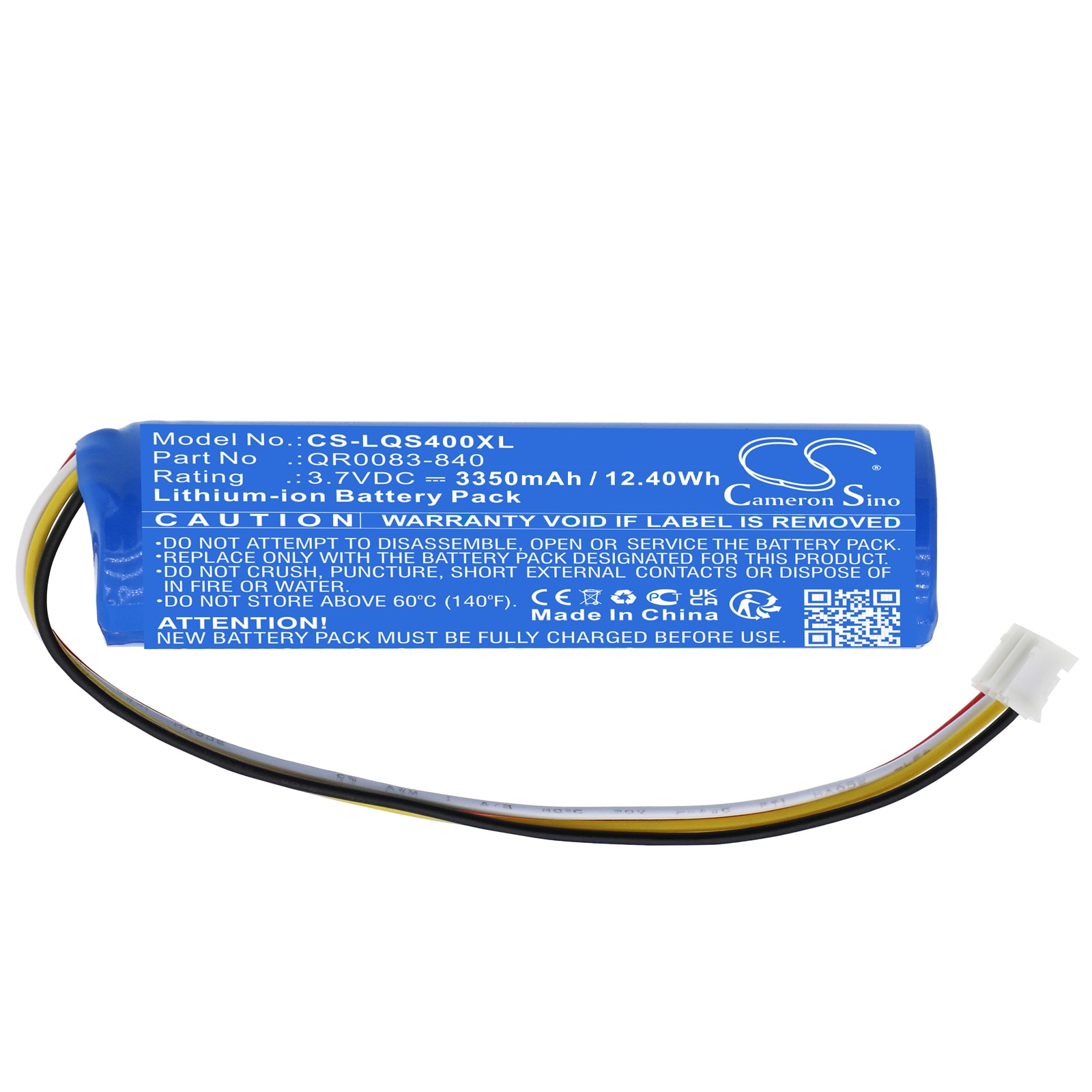 Batteri till Larmsystem för Qolsys IQ Panel 4, IQP4005, IQ Panel 4 PowerG m.fl.