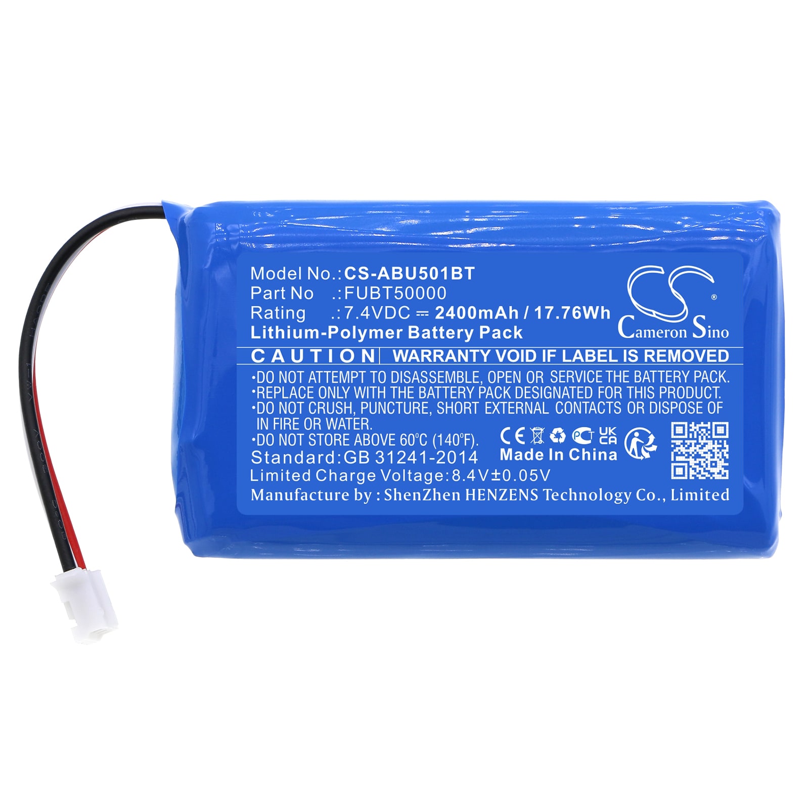 Batteri till Larmsystem för Abus Secvest, FUAA50000, FUAA50100 m.fl.