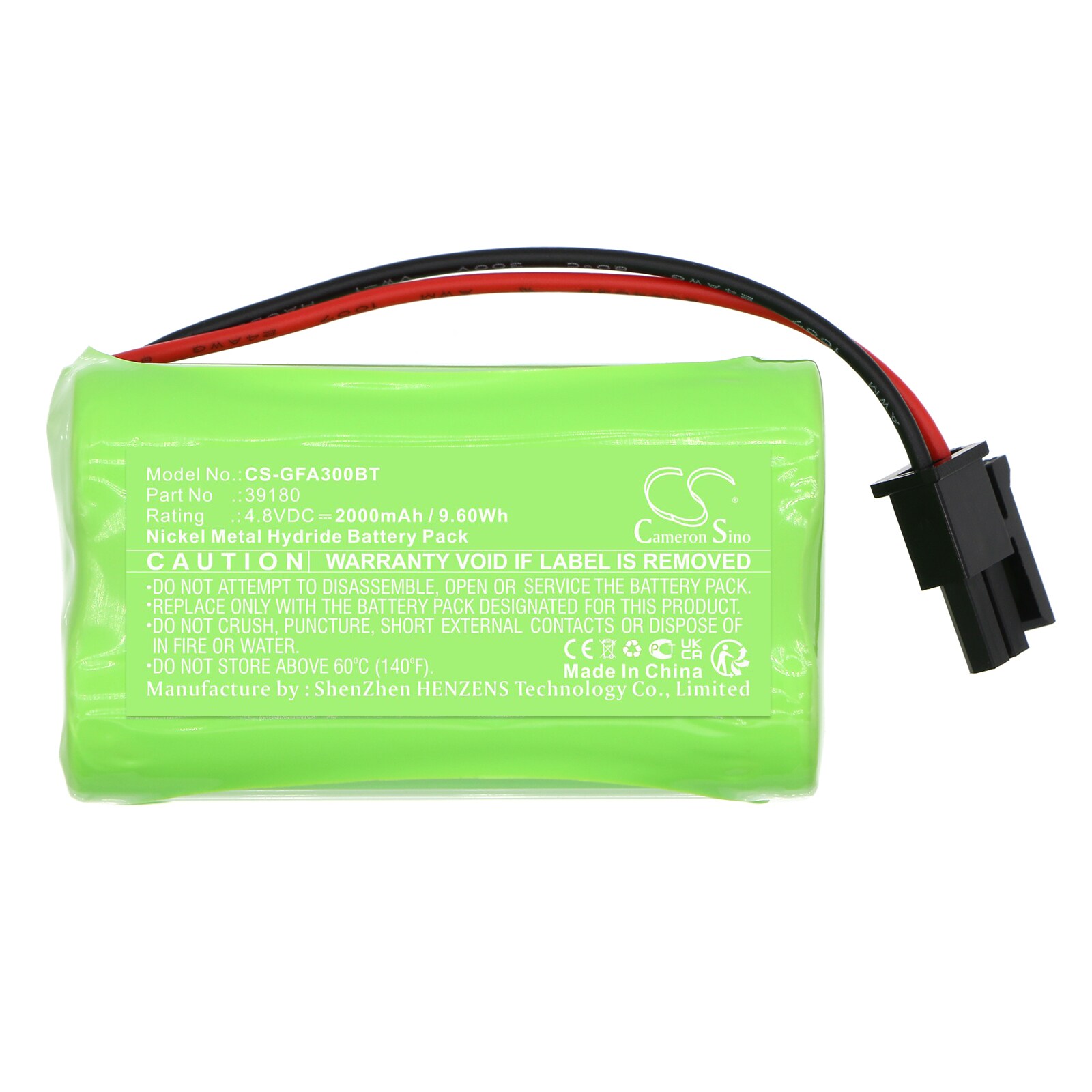 Batteri till Larmsystem för Grothe FA30, FA30-AZ, FA30-RP10