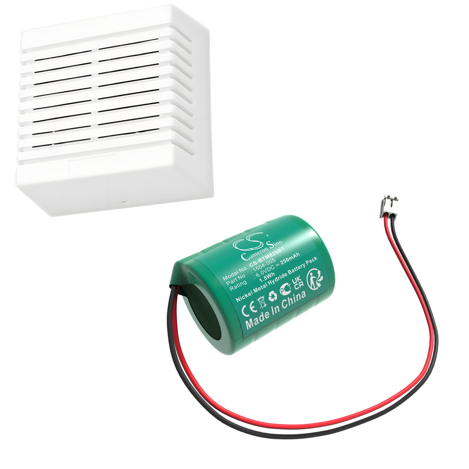 Batteri till Larmsystem för BELL-TEC MINI siren