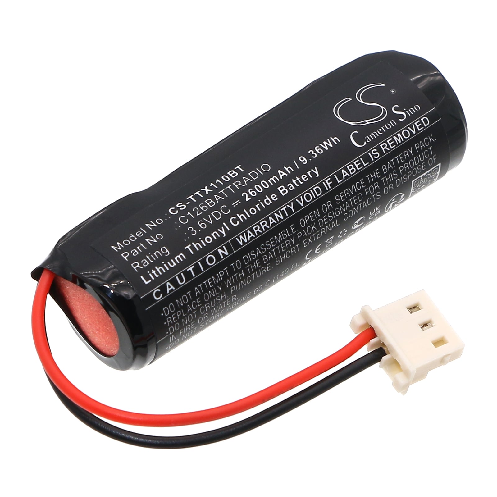 Batteri till Larmsystem för Technoalarm TX110, TX120, TX210 m.fl.