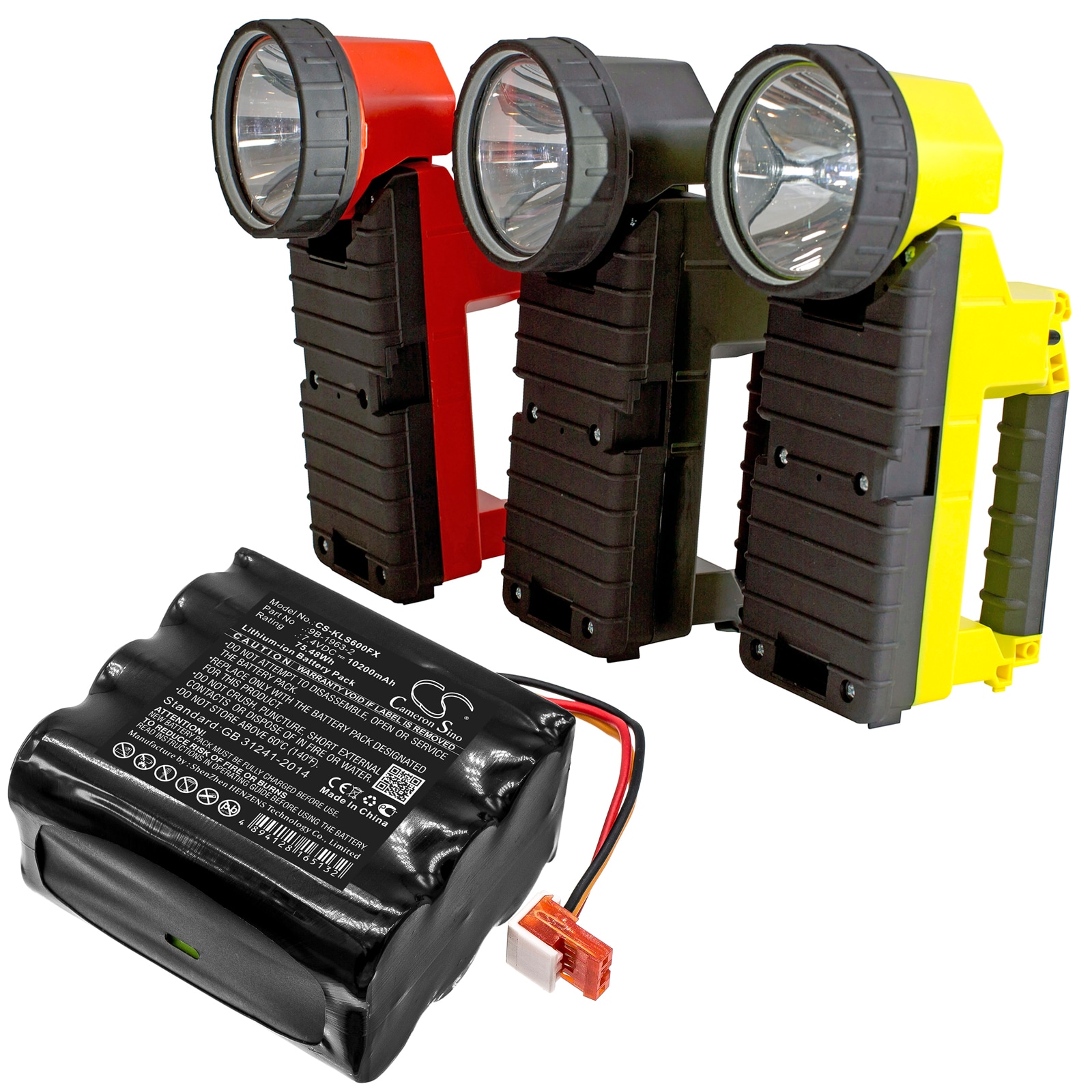 Batteri till Ficklampa för Koehler Lighthawk 600, Lighthawk 600 Lumens