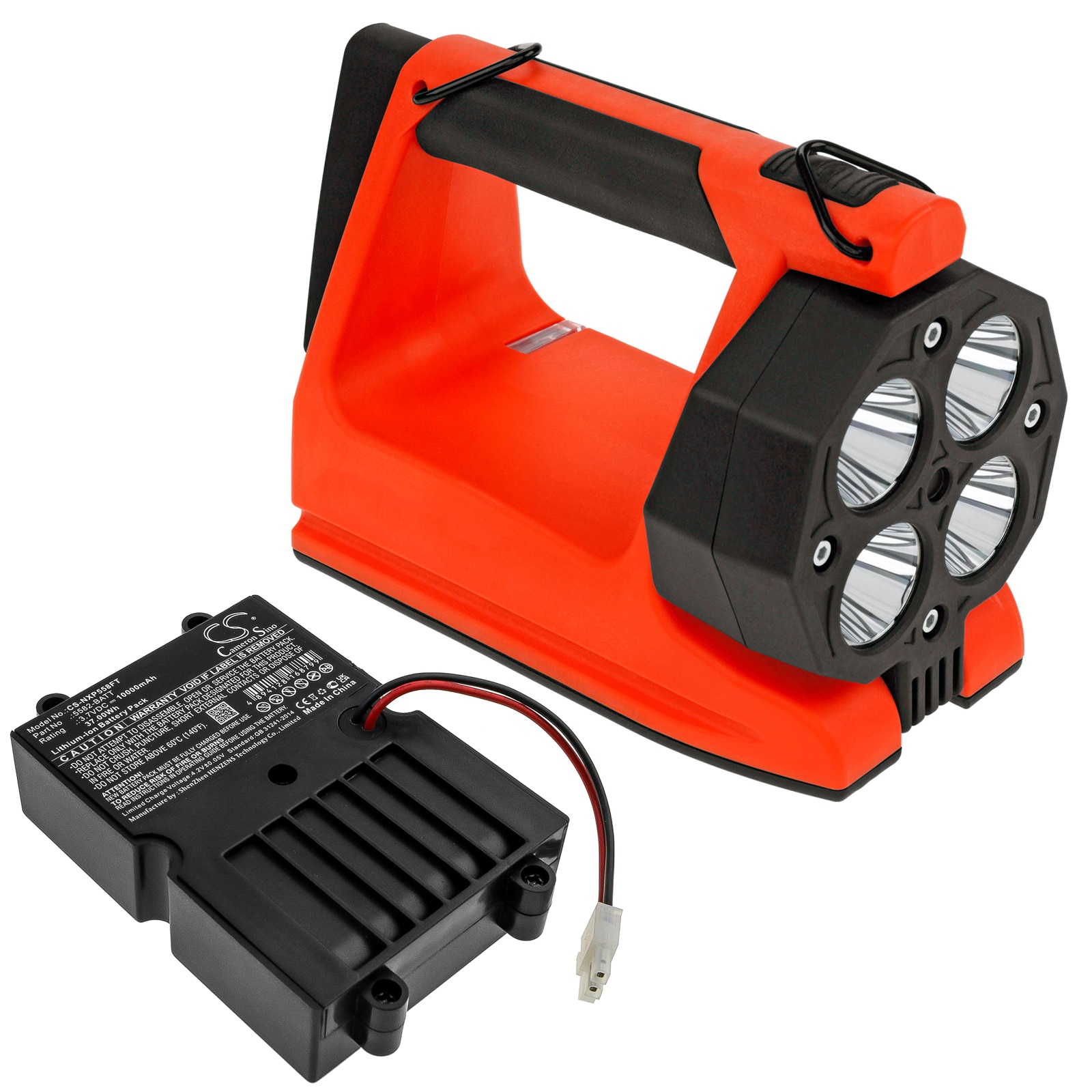 Batteri till Ficklampa för Nightstick XPP-5582RX, XPR-5582GX