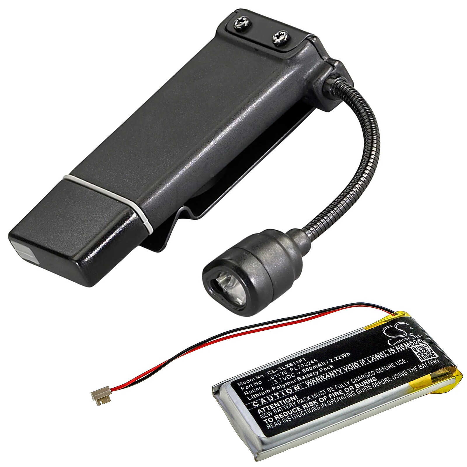 Batteri till Ficklampa för Streamlight ClipMate USB