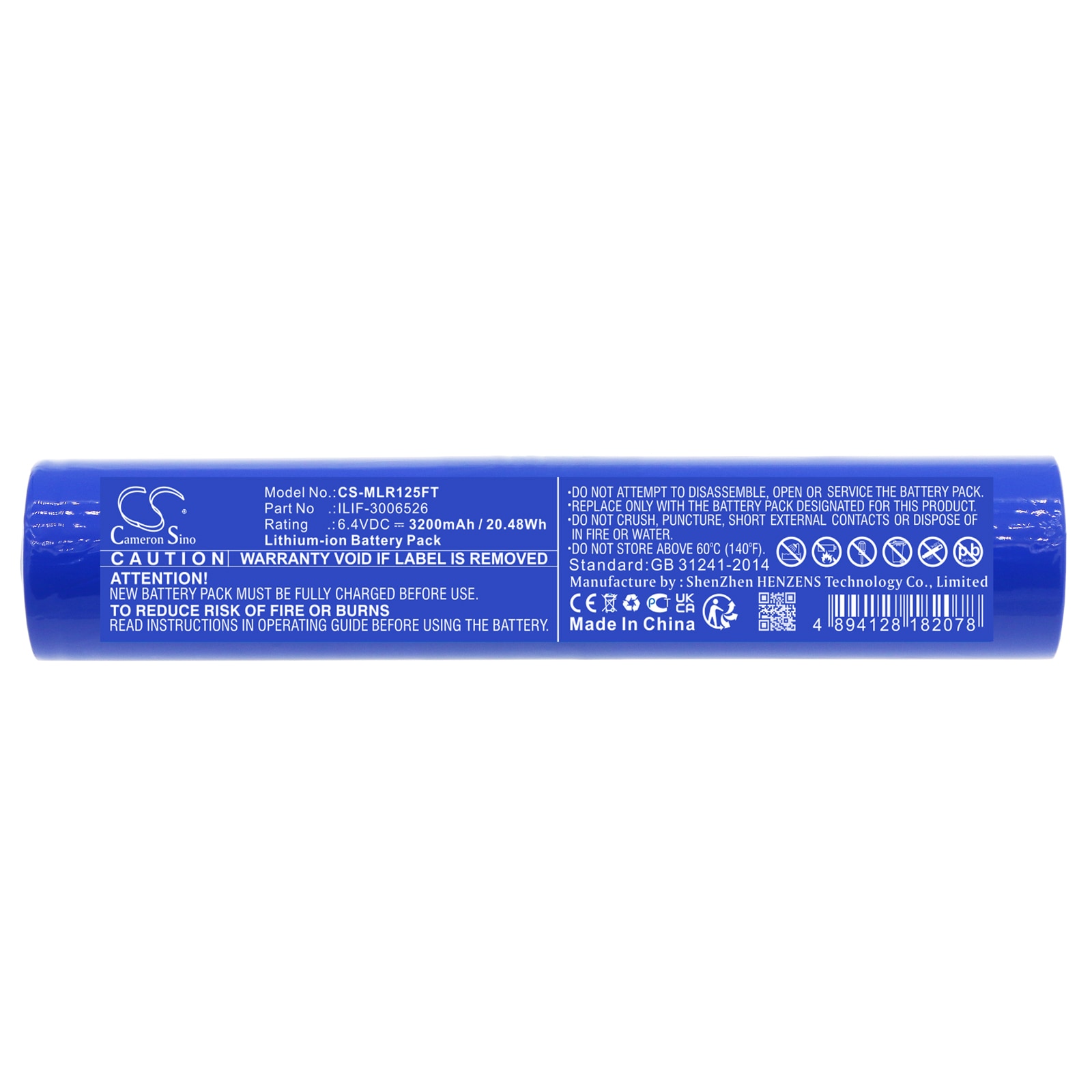 Batteri till Ficklampa för Maglite ML125, ML150LR, ML150LRX