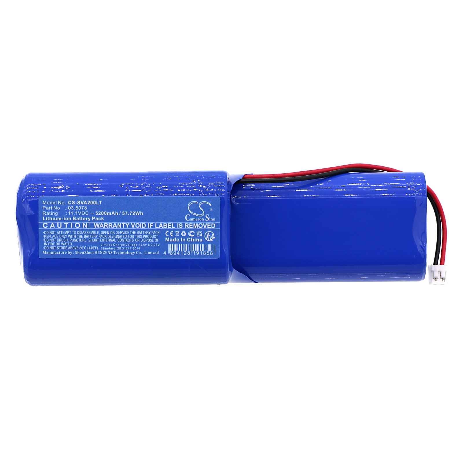Batteri till Ficklampa för SCANGRIP NOVA 20 C+R, 03.5056, Multimatch C+R m.fl.