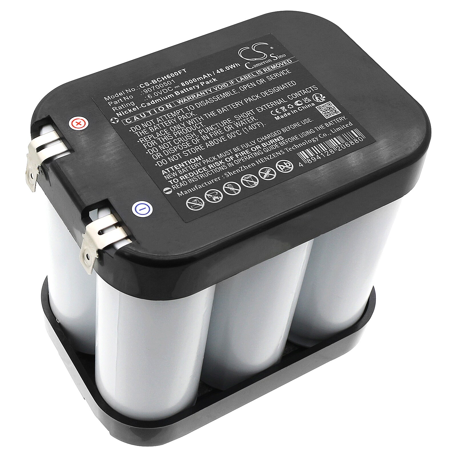 Batteri till Ficklampa för Bosch Eisemann Halo 6, Eisemann B6008