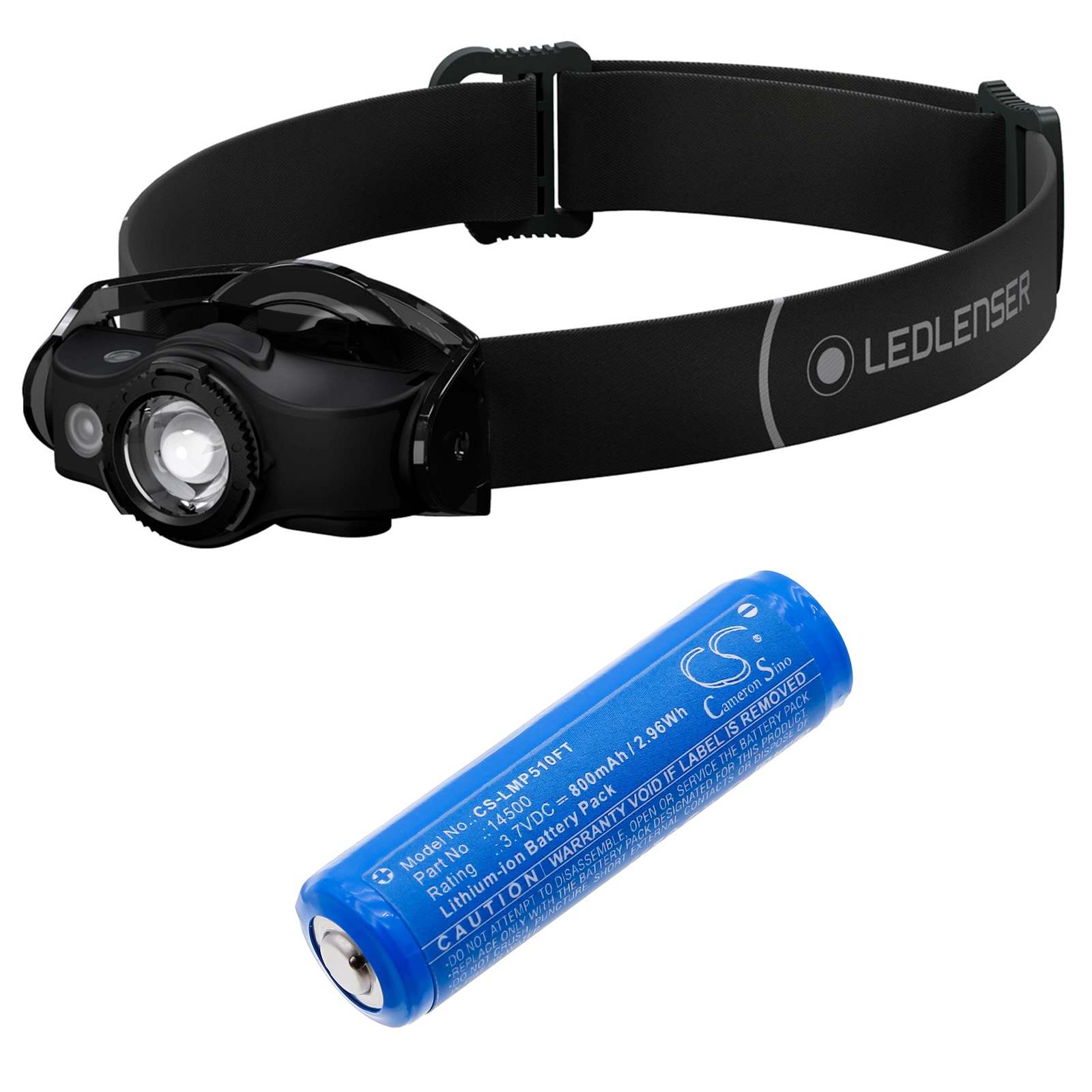 Batteri till Ficklampa för Ledlenser MH4, MH5, iH5R m.fl.