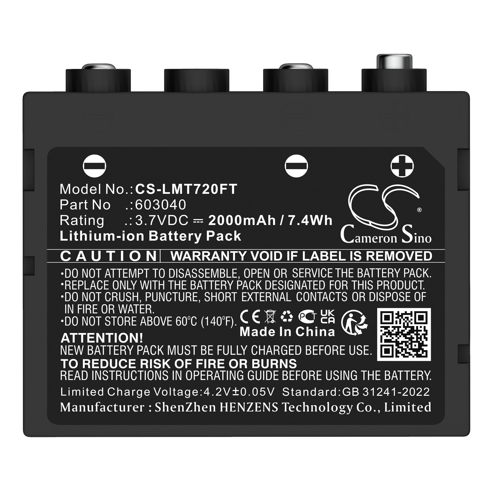 Batteri till Ficklampa för Ledlenser H7 SE, H7R, H7R CR m.fl.