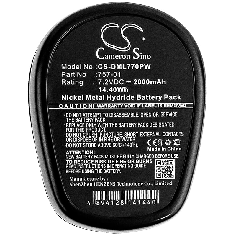 Batteri till Elverktyg för Dremel MultiPro 7700-01, MultiPro 7700-02