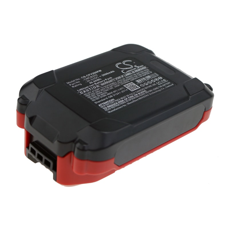 Batteri till Elverktyg för Craftsman V20 Cordless Compact Blower, CMCBL0100 m.fl.