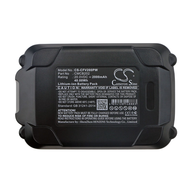 Batteri till Elverktyg för Craftsman V20 Cordless Compact Blower, CMCBL0100 m.fl.