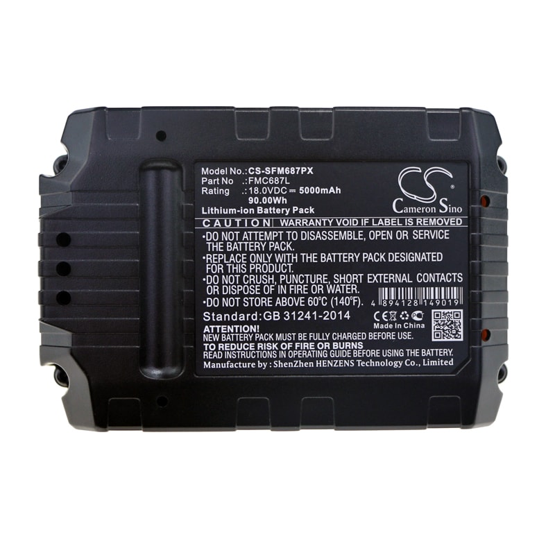 Batteri till Elverktyg för Stanley FMC688L, PCC680L, PCC685L m.fl.