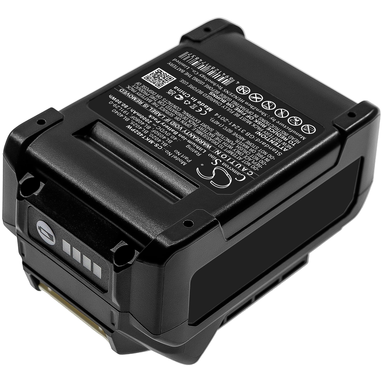 Batteri till Elverktyg för Makita 40V MAX XGT, W001G, TD001G m.fl.
