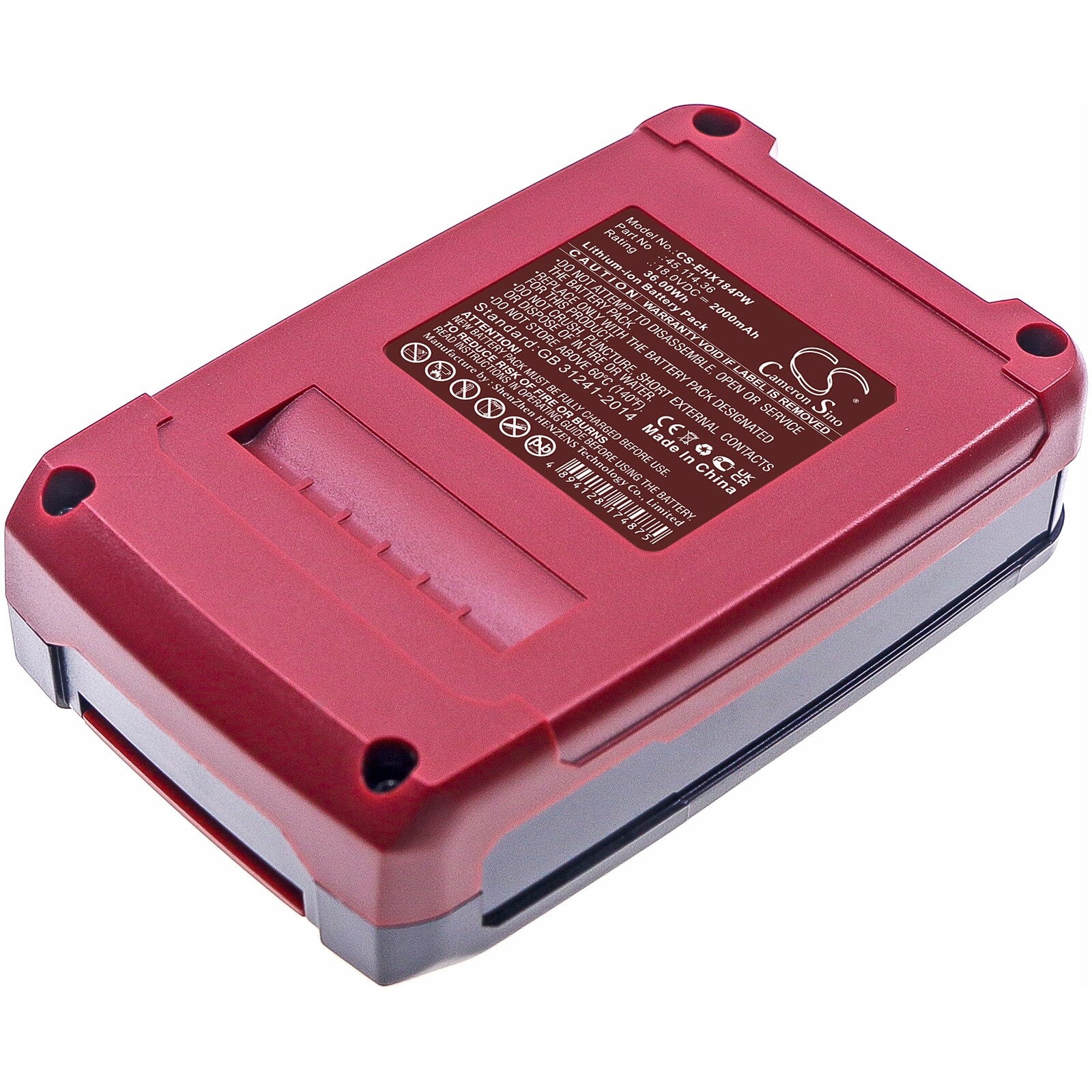 Batteri till Elverktyg för Kraftixx KX-RS 18 Li Solo, KX-AHS 1858 Li Solo m.fl.