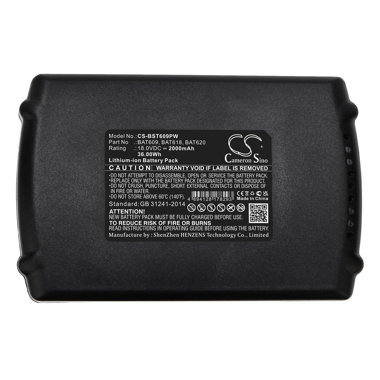 Batteri till Elverktyg för Bosch GWS 18 V-LI, GSR 18-2-LI, GSR 18 VE-2-LI m.fl.