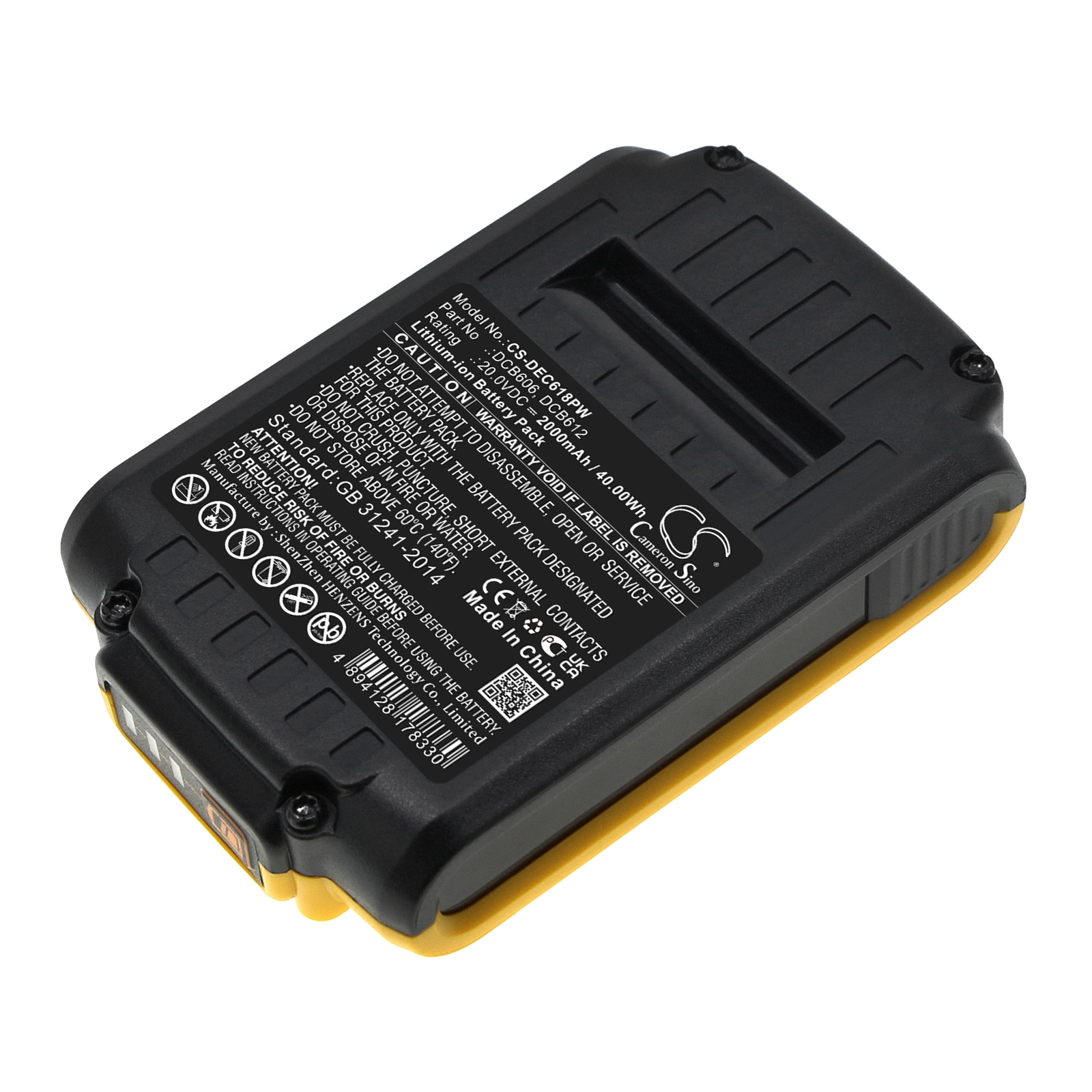 Batteri till Elverktyg för DeWalt 20V MAX, 60V MAX, 120V MAX m.fl.