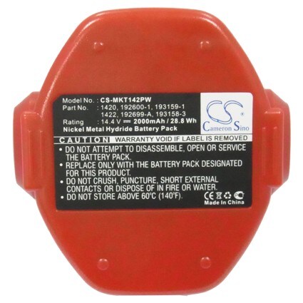 Batteri till Elverktyg för Makita 1051D, 1051DWA, 1051DWAE m.fl.