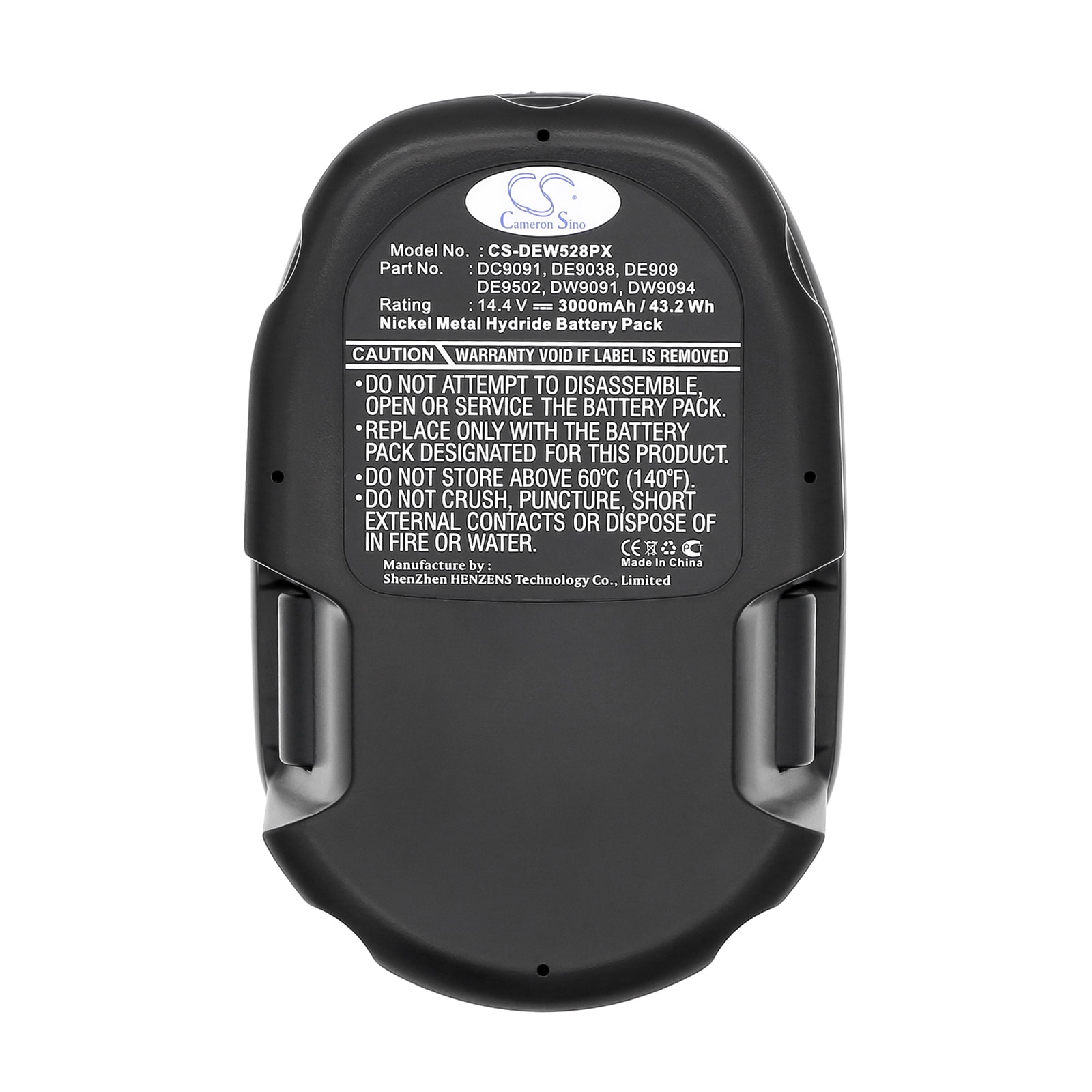 Batteri till Elverktyg för DeWalt DC528 Flashlight, DC551KA, DC612KA m.fl.