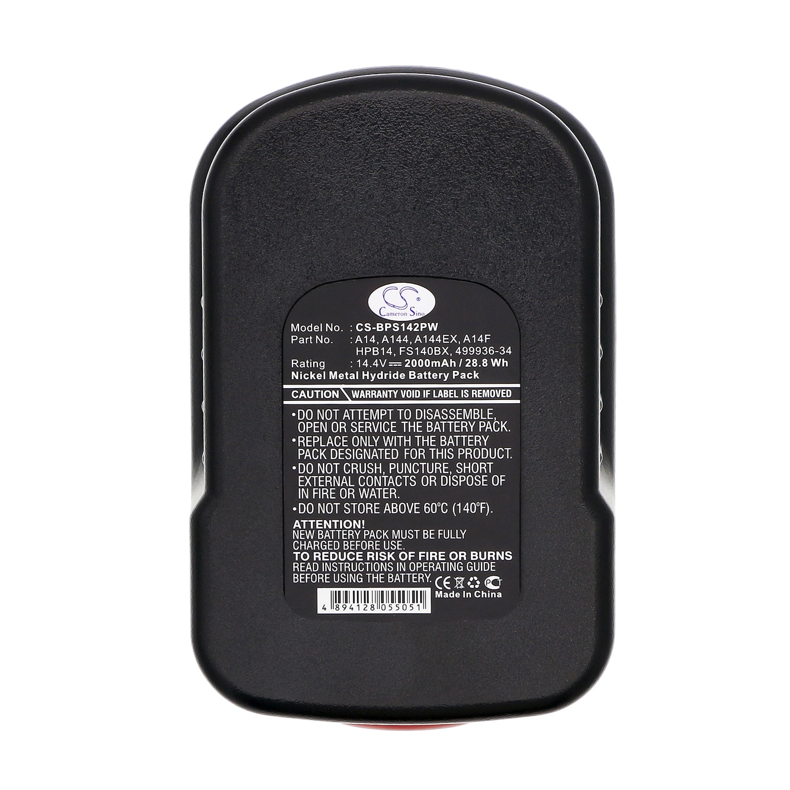Batteri till Elverktyg för Black & Decker BD18PSK, BDGL1800, BDGL18K-2 m.fl.