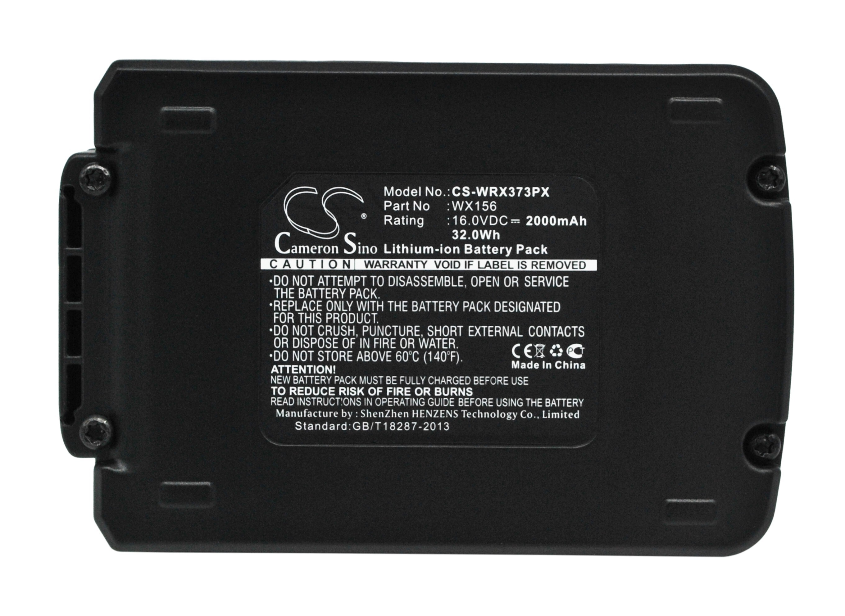 Batteri till Elverktyg för Worx Brushless Impact 20V MAX Drill, WX373, WA3527 m.fl.