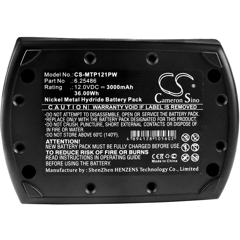 Batteri till Elverktyg för Metabo BS 12 SP, BSZ 12, BSZ 12 Impuls m.fl.