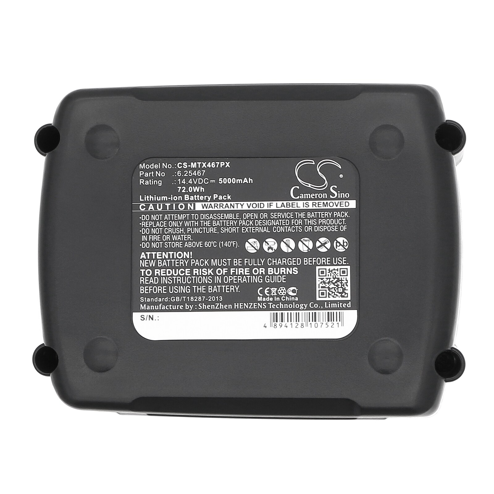Batteri till Elverktyg för Metabo BS 14.4 LTX Impuls, ULA 14.4-18, BS 14.4 6.02105.50 m.fl.