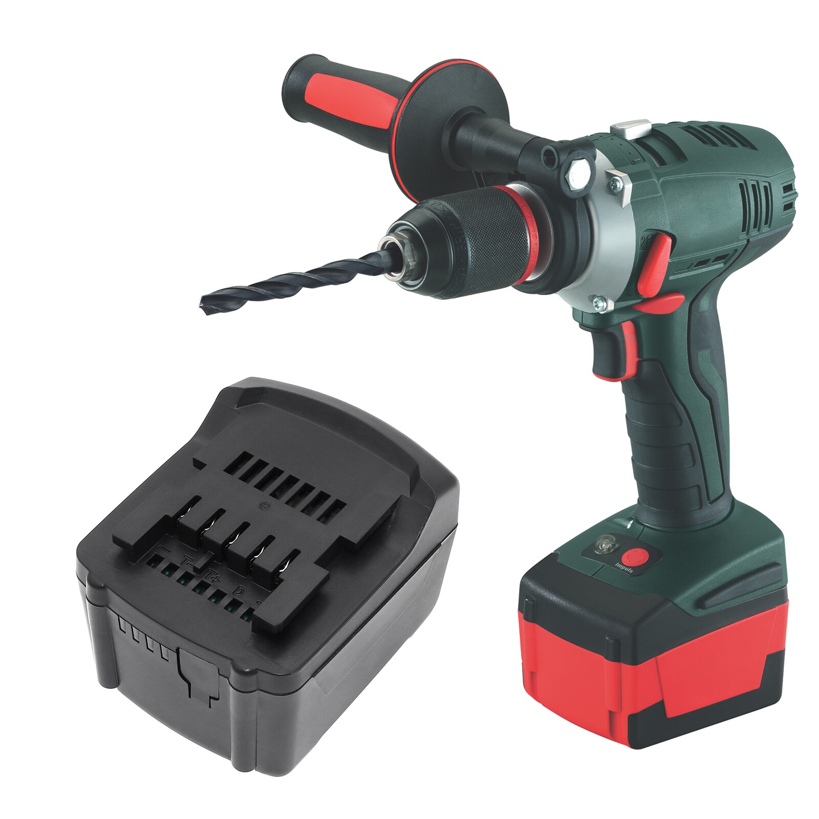Batteri till Elverktyg för Metabo BS 14.4 LTX Impuls, ULA 14.4-18, BS 14.4 6.02105.50 m.fl.
