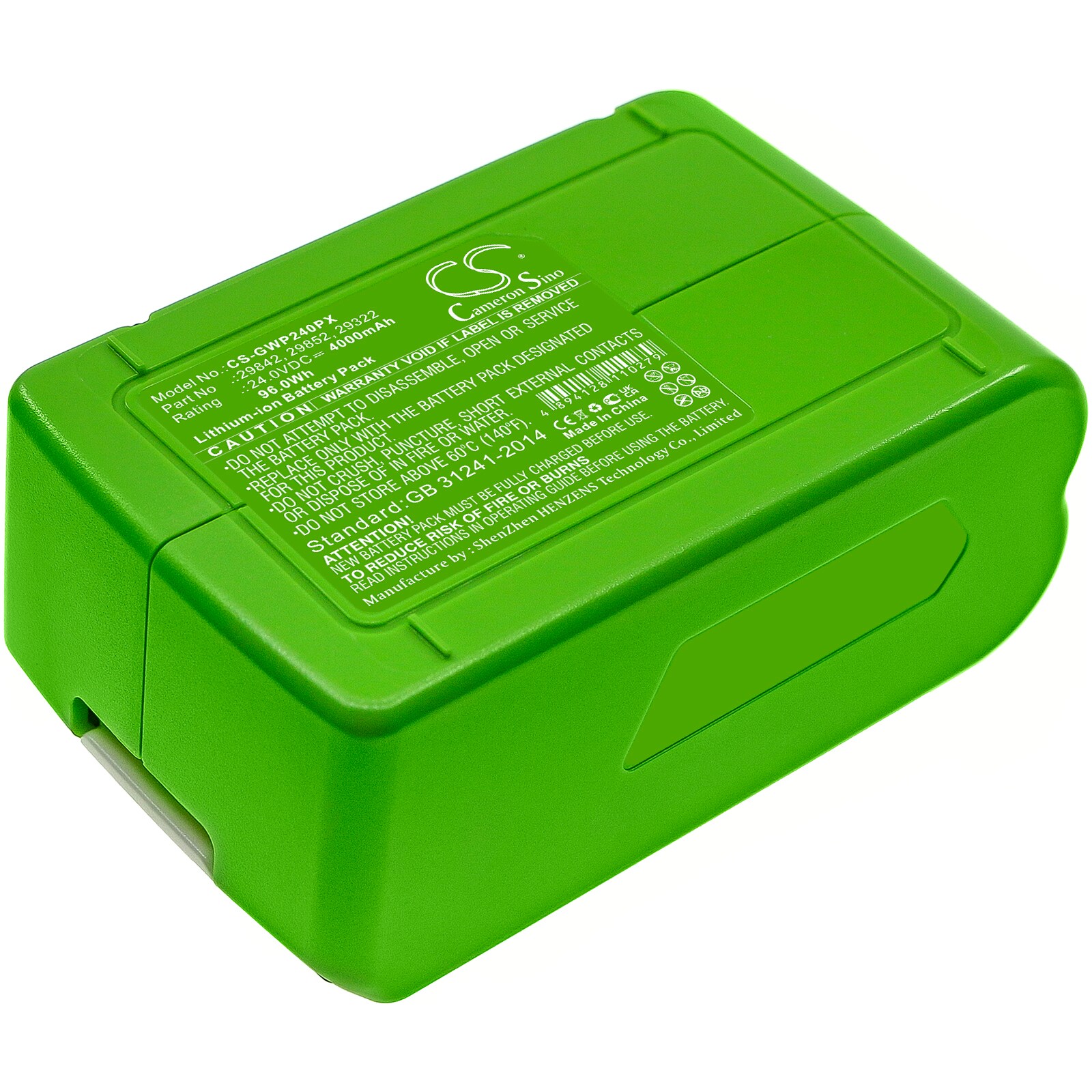 Batteri till Elverktyg för Stiga SAB 24 AE, SC 24 AE, SGT 24 AE m.fl.