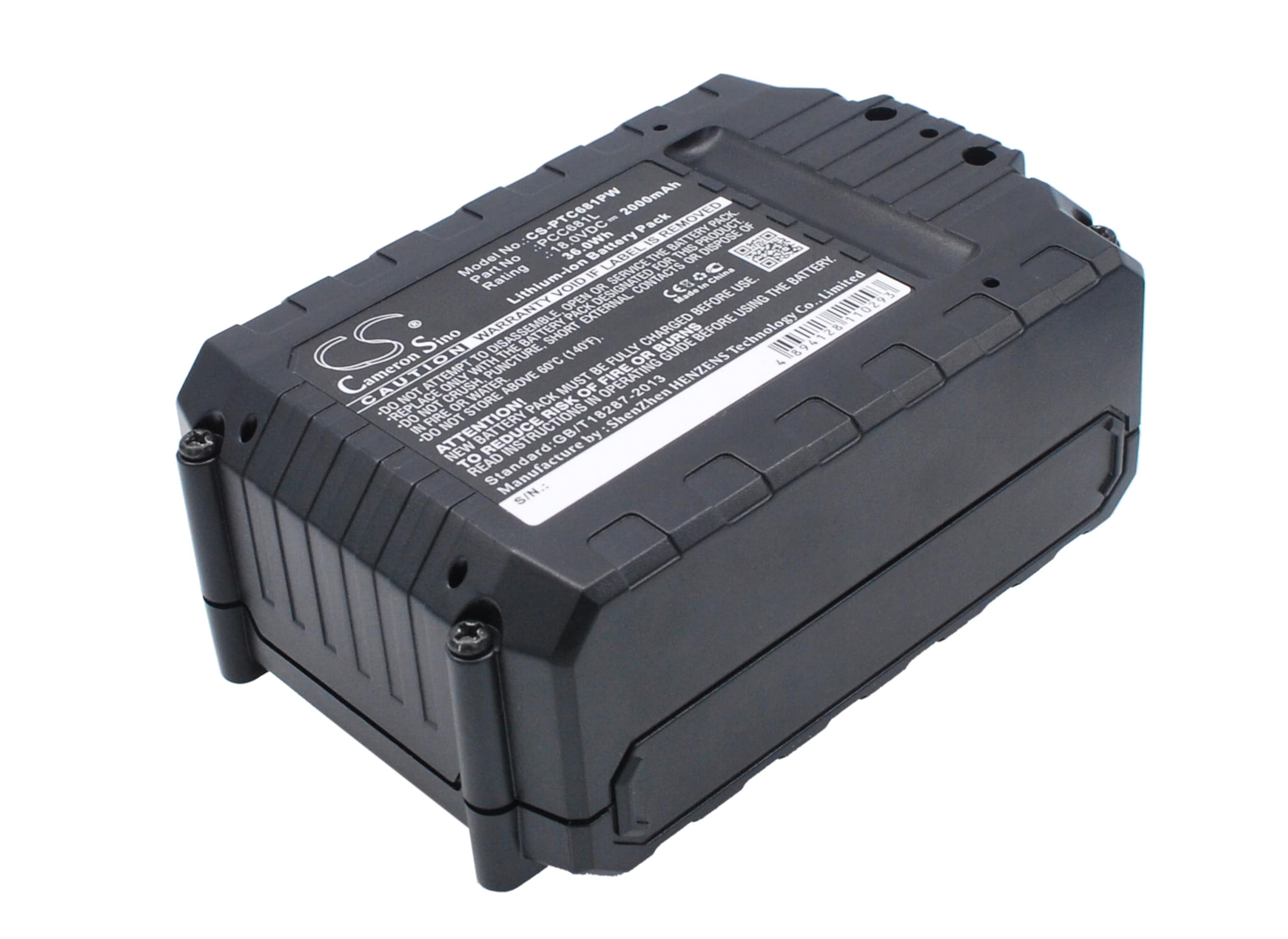 Batteri till Elverktyg för Black & Decker ASD18 Typ 1, ASD18 Typ 2, ASD184 Typ 1 m.fl.