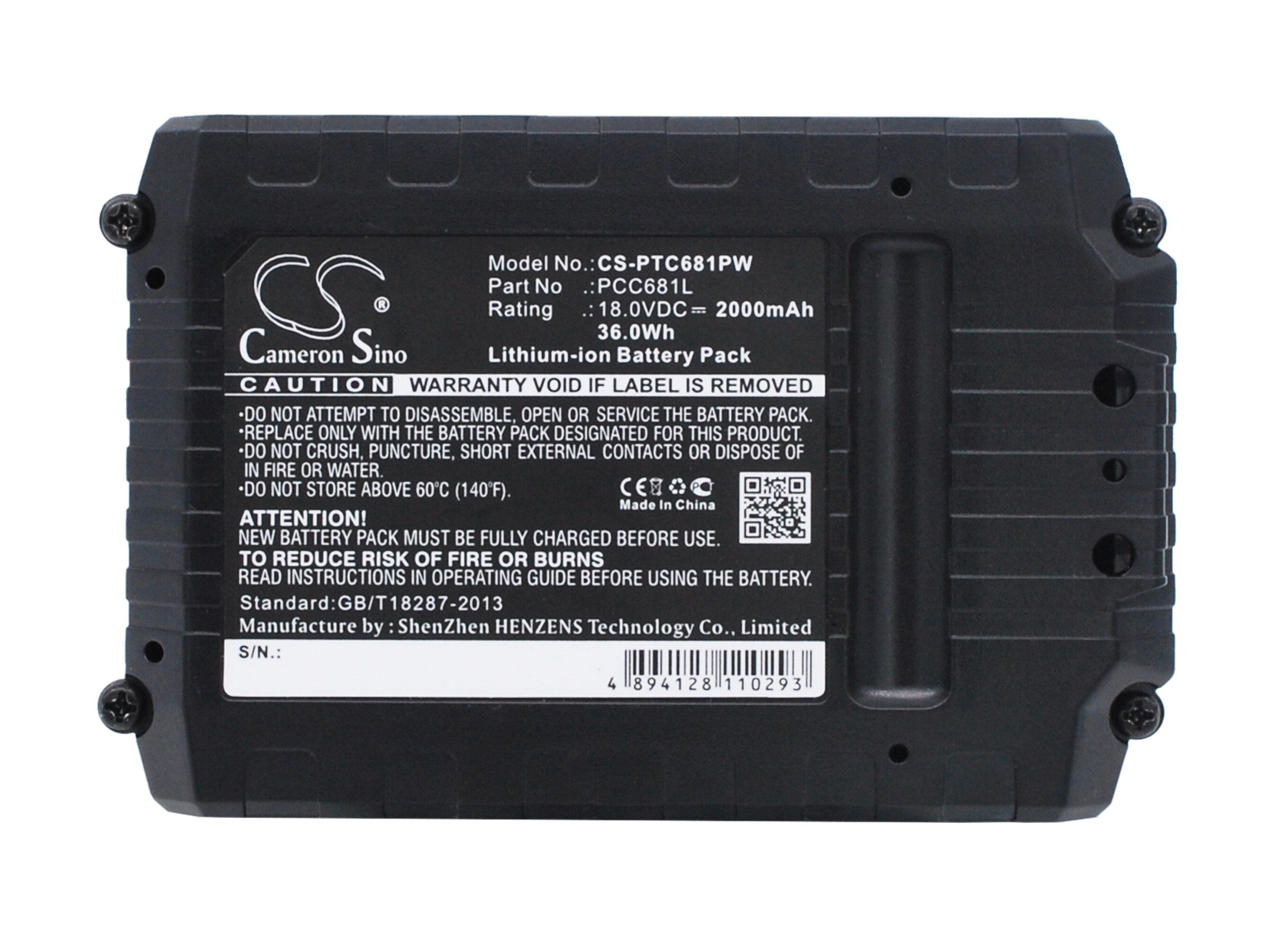 Batteri till Elverktyg för Black & Decker ASD18 Typ 1, ASD18 Typ 2, ASD184 Typ 1 m.fl.