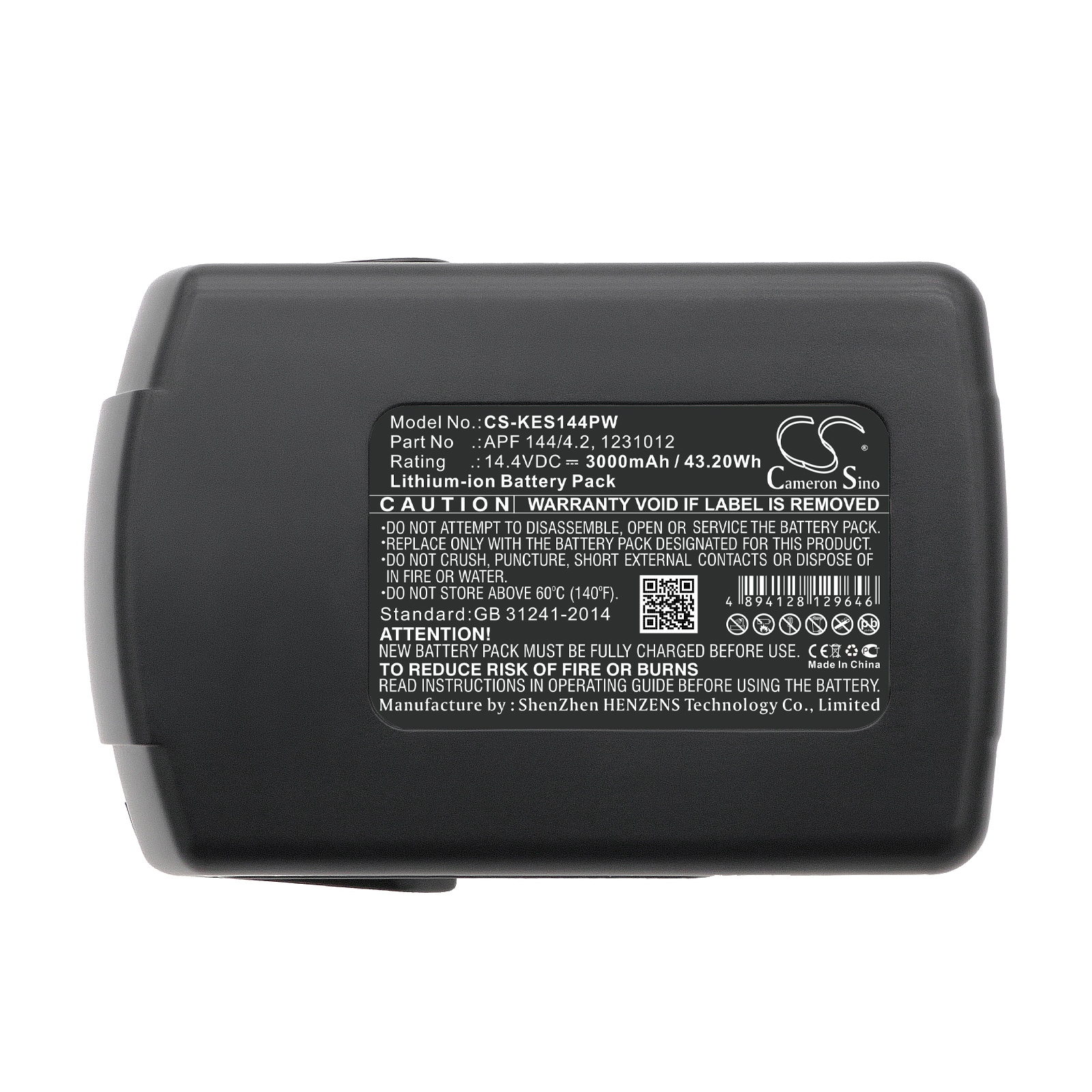 Batteri till Elverktyg för Kress 144 AFB