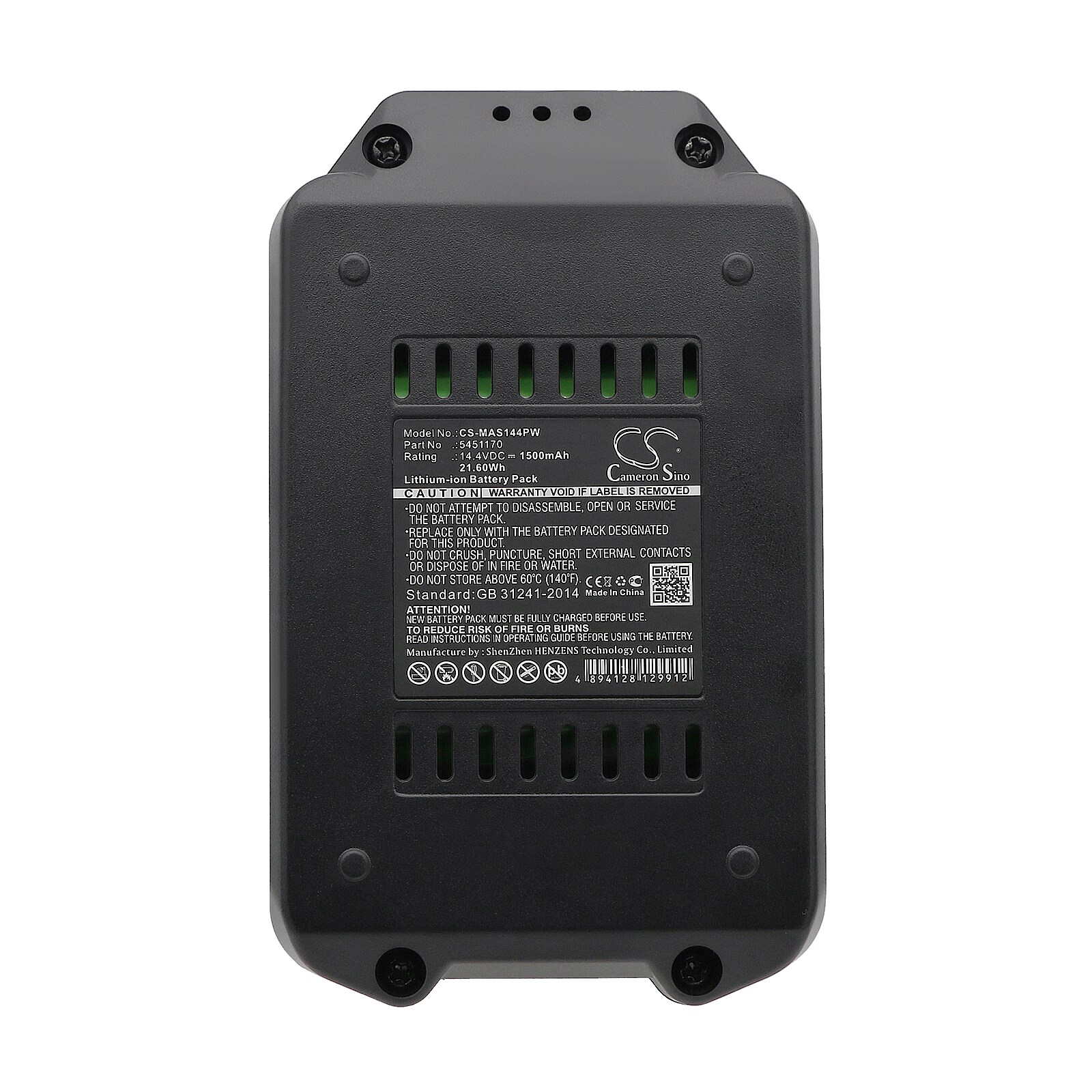 Batteri till Elverktyg för Meister Craft MAS144, MAS144VL, 5450880