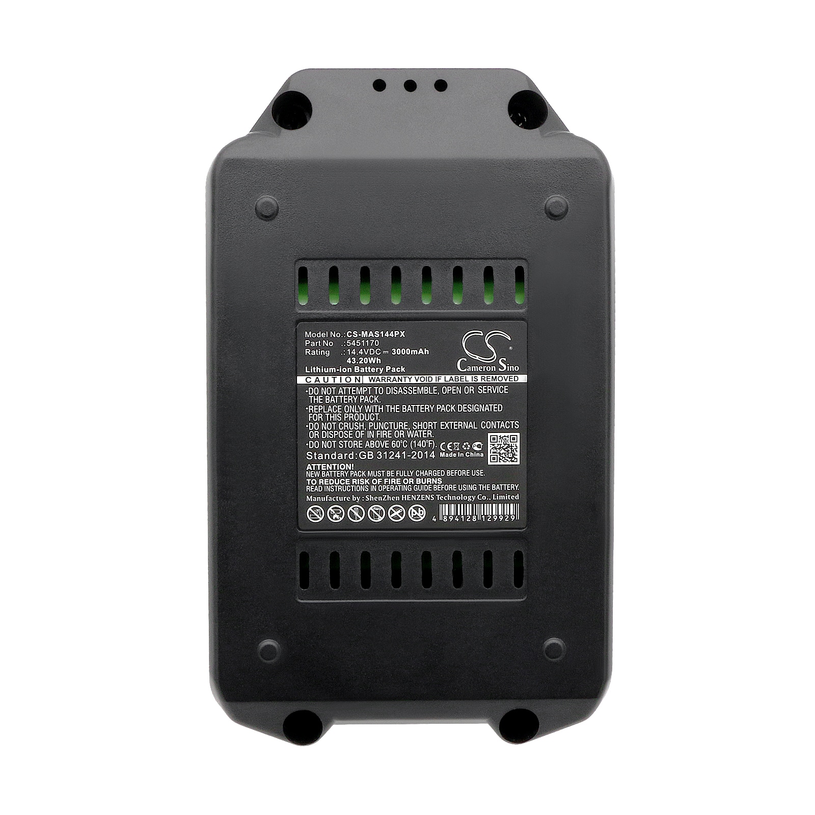 Batteri till Elverktyg för Meister Craft MAS144, MAS144VL, 5450880