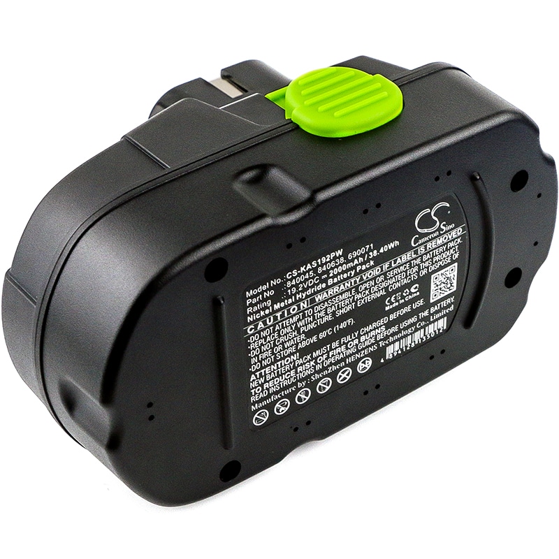 Batteri till Elverktyg för Kawasaki 19.2V Unisource, 69007, 691235 m.fl.