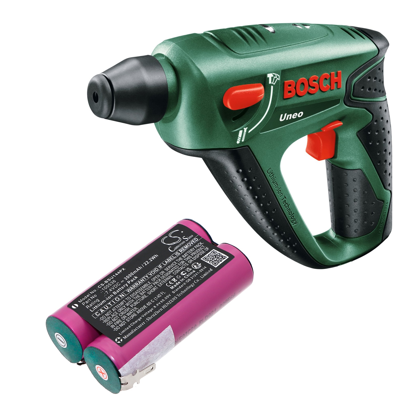 Batteri till Elverktyg för Bosch UNEO
