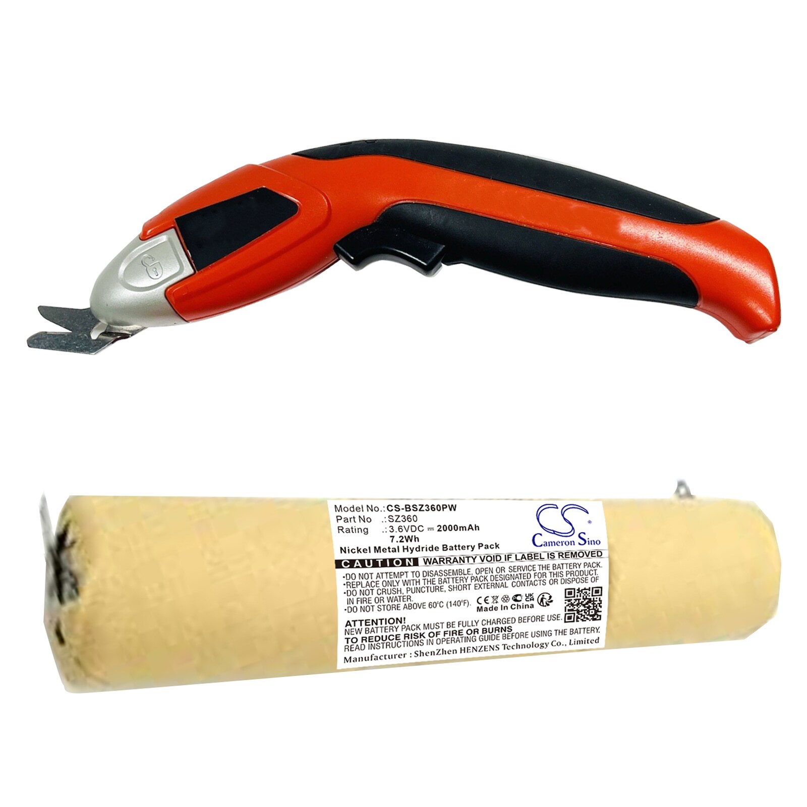 Batteri till Elverktyg för Black & Decker SZ360, SZ360 Type 1, SZ360B