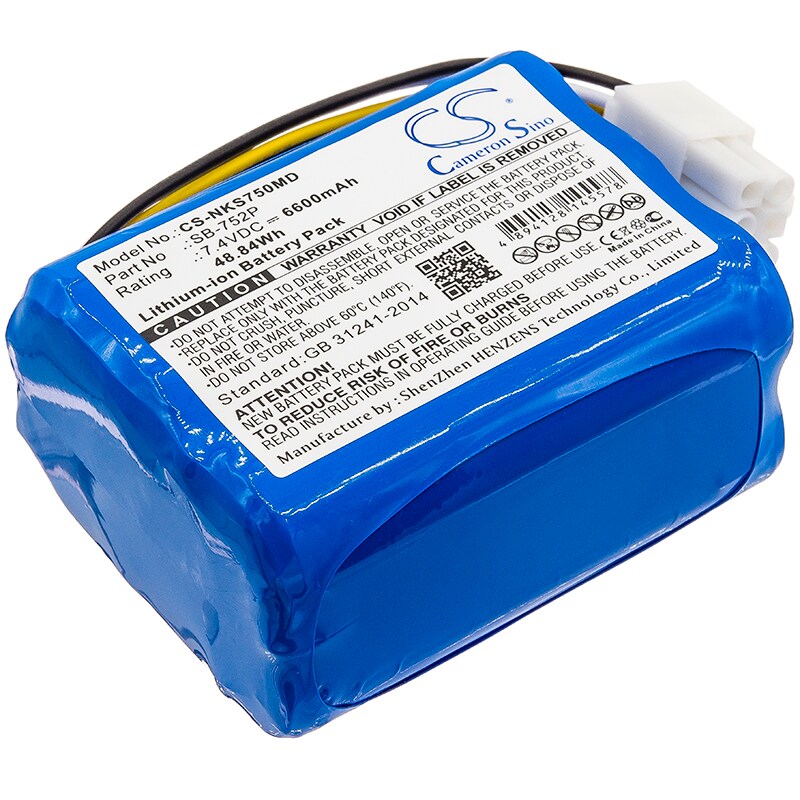 Batteri till Medicinsk för Nihon Kohden SVM-7501