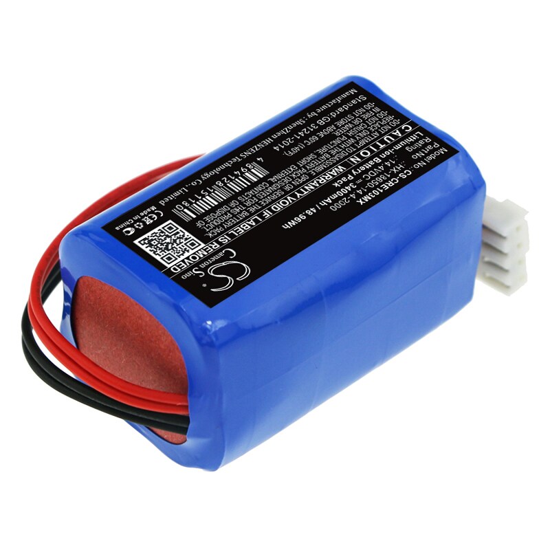 Batteri till Medicinsk för Carewell ECG-1103, ECG-1103B, ECG-1103G m.fl.