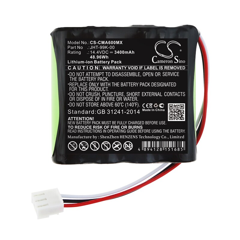 Batteri till Medicinsk för COMEN CM600, CM-600