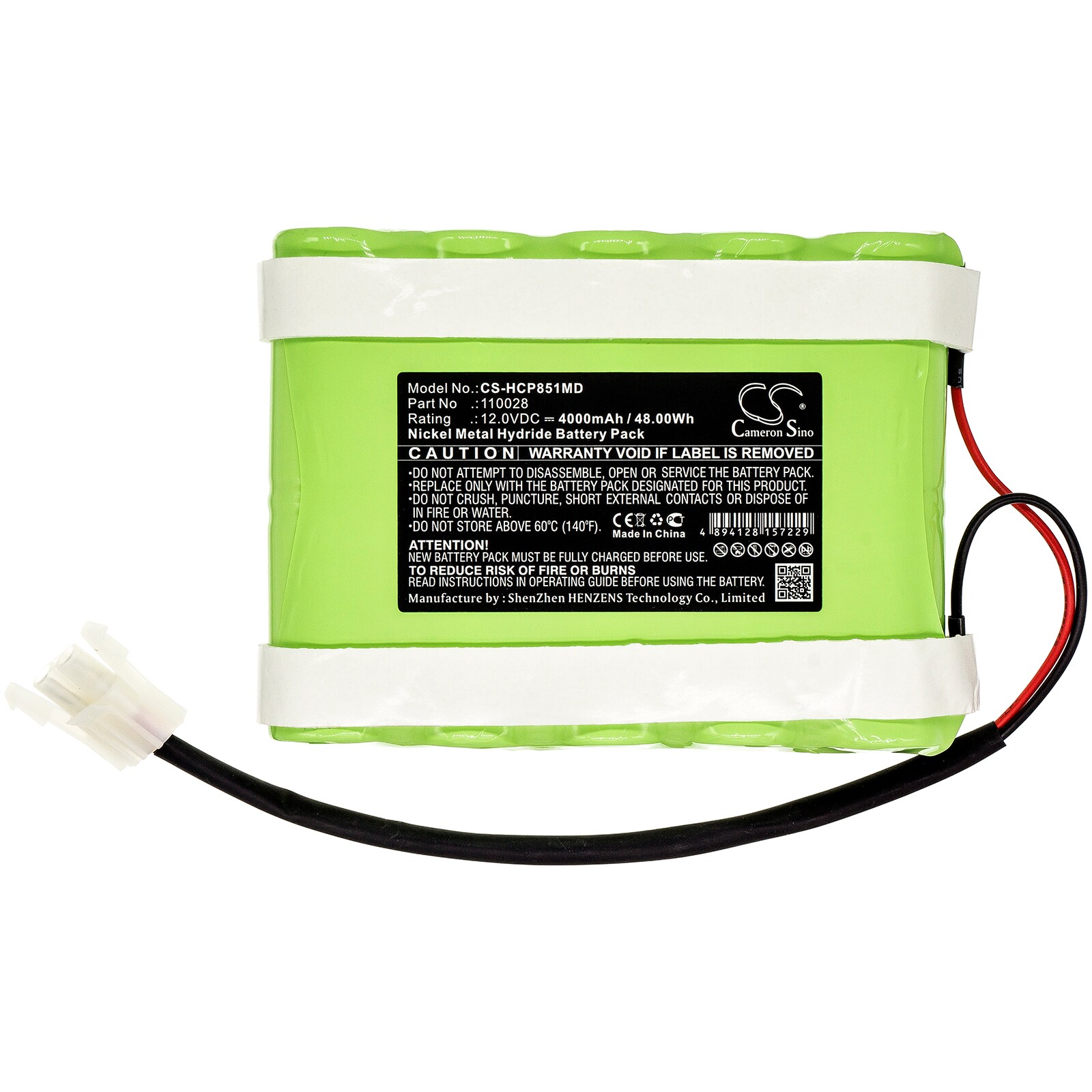 Batteri till Medicinsk för Hellige Defi SCP851, Defi SCP852, Defibrillator SCP851 m.fl.