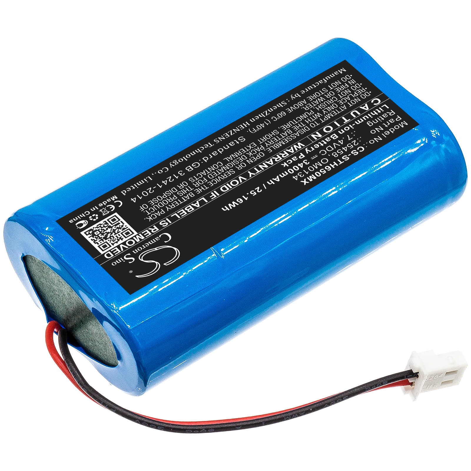 Batteri till Medicinsk för SurgiTel Eclipse EHL65, EHL-65, Odyssey Analog