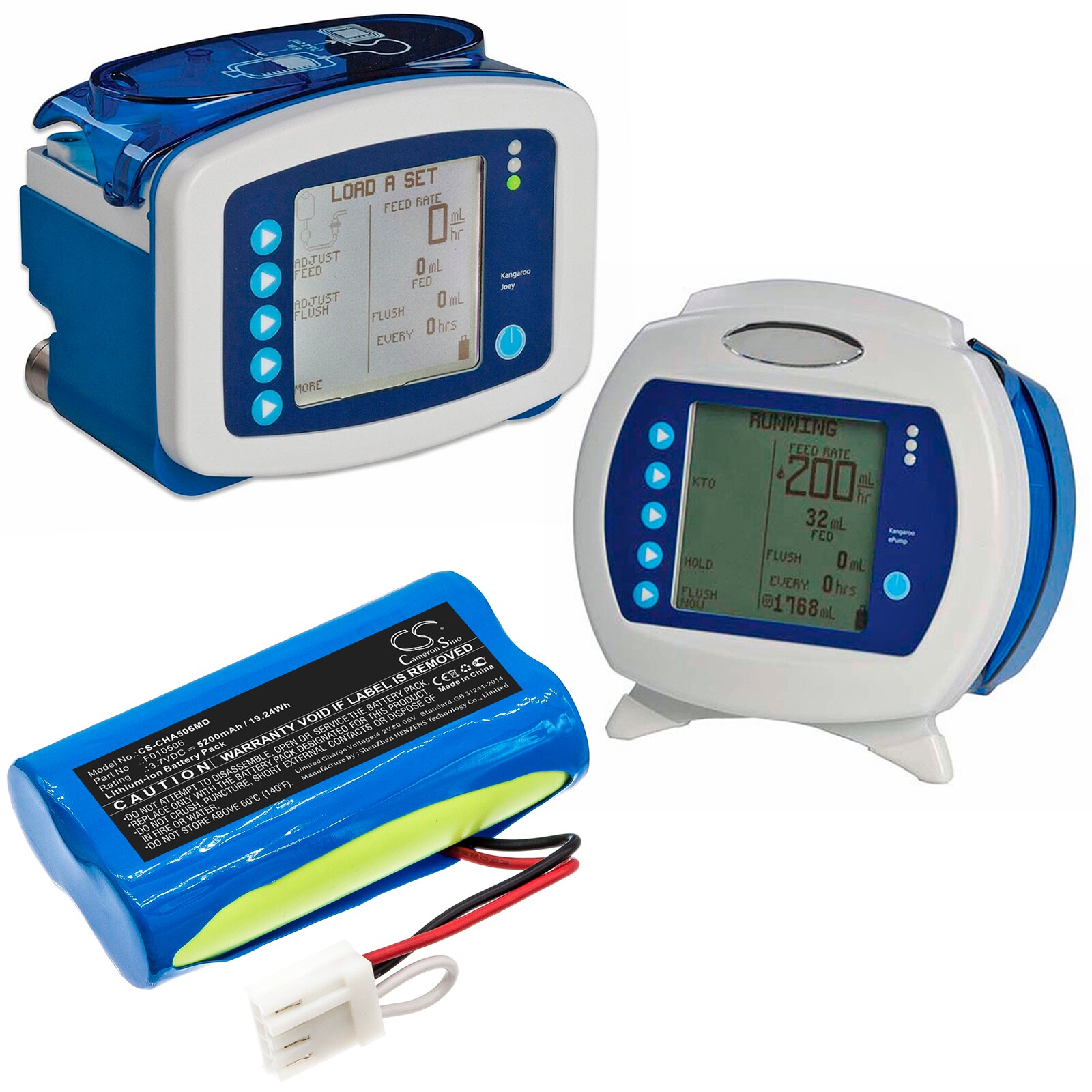 Batteri till Medicinsk för CardinalHealth Kangaroo Joey