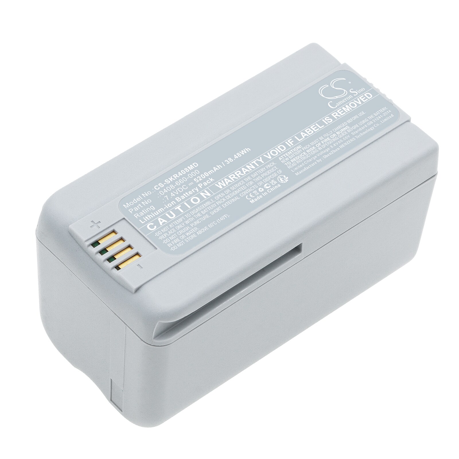 Batteri till Medicinsk för Stryker Casque Chirurgical Flyte