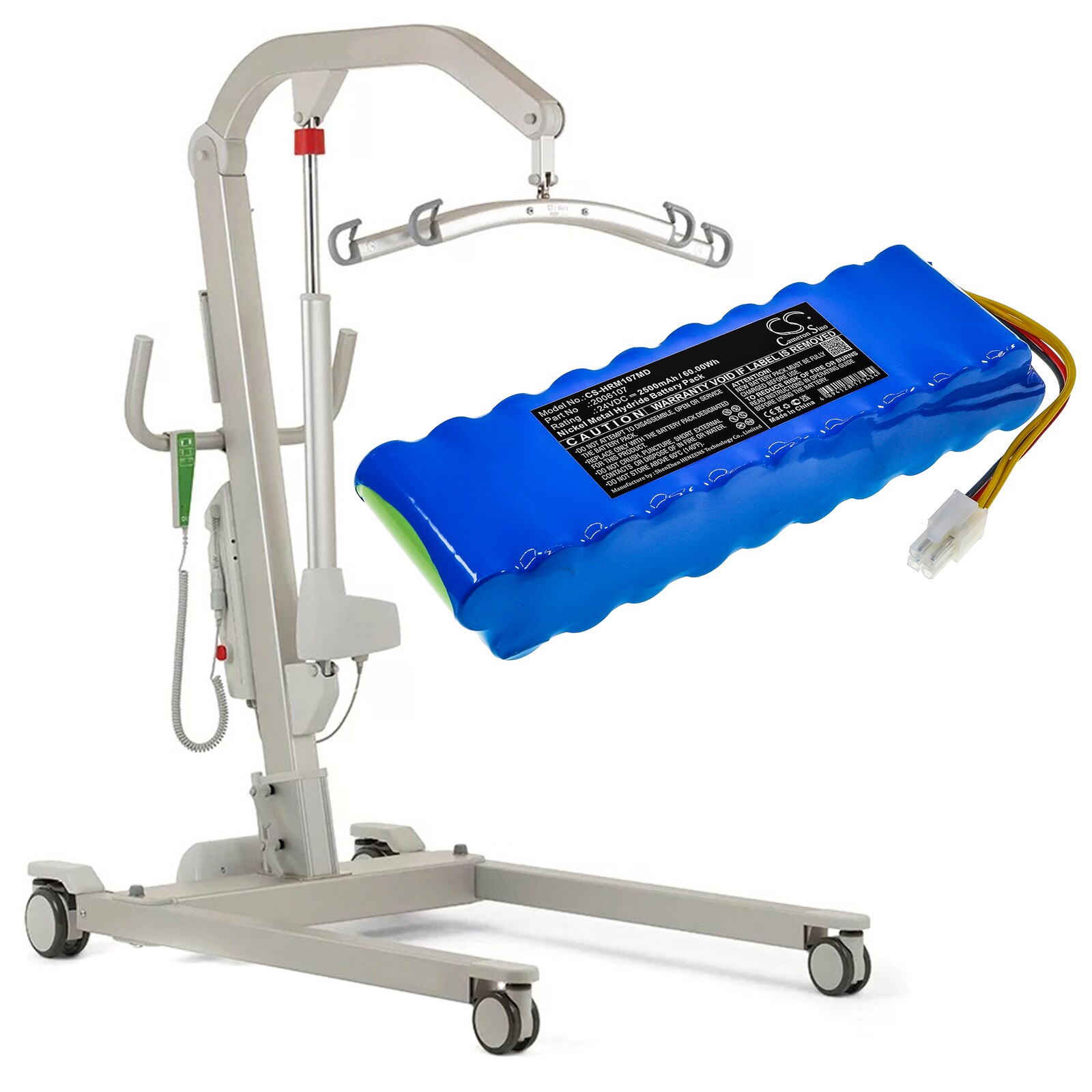 Batteri till Medicinsk för Liko Viking M, Golvo 8008 Portable Hoist