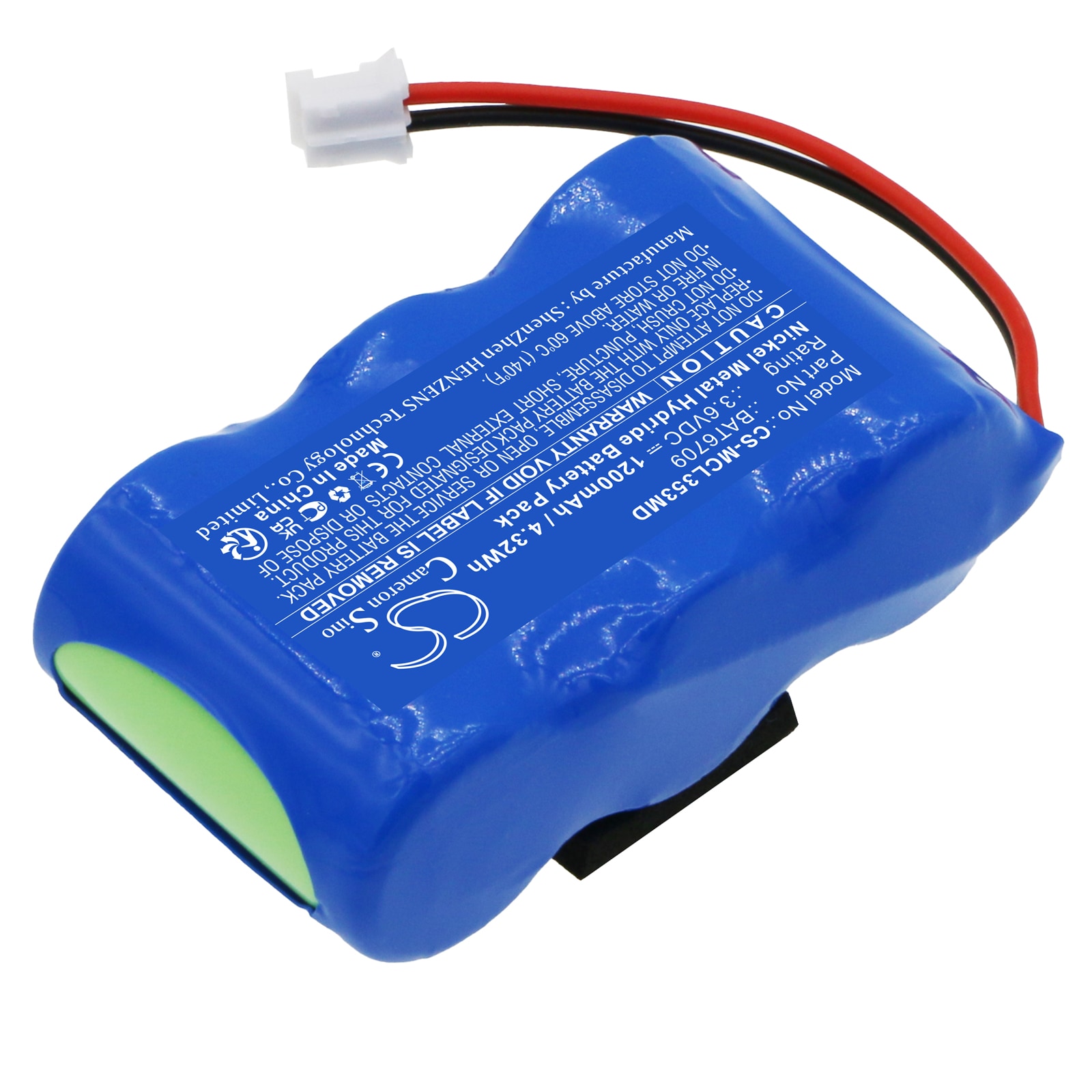 Batteri till Medicinsk för Micro Medical MicroLoop 3535 Spirometer