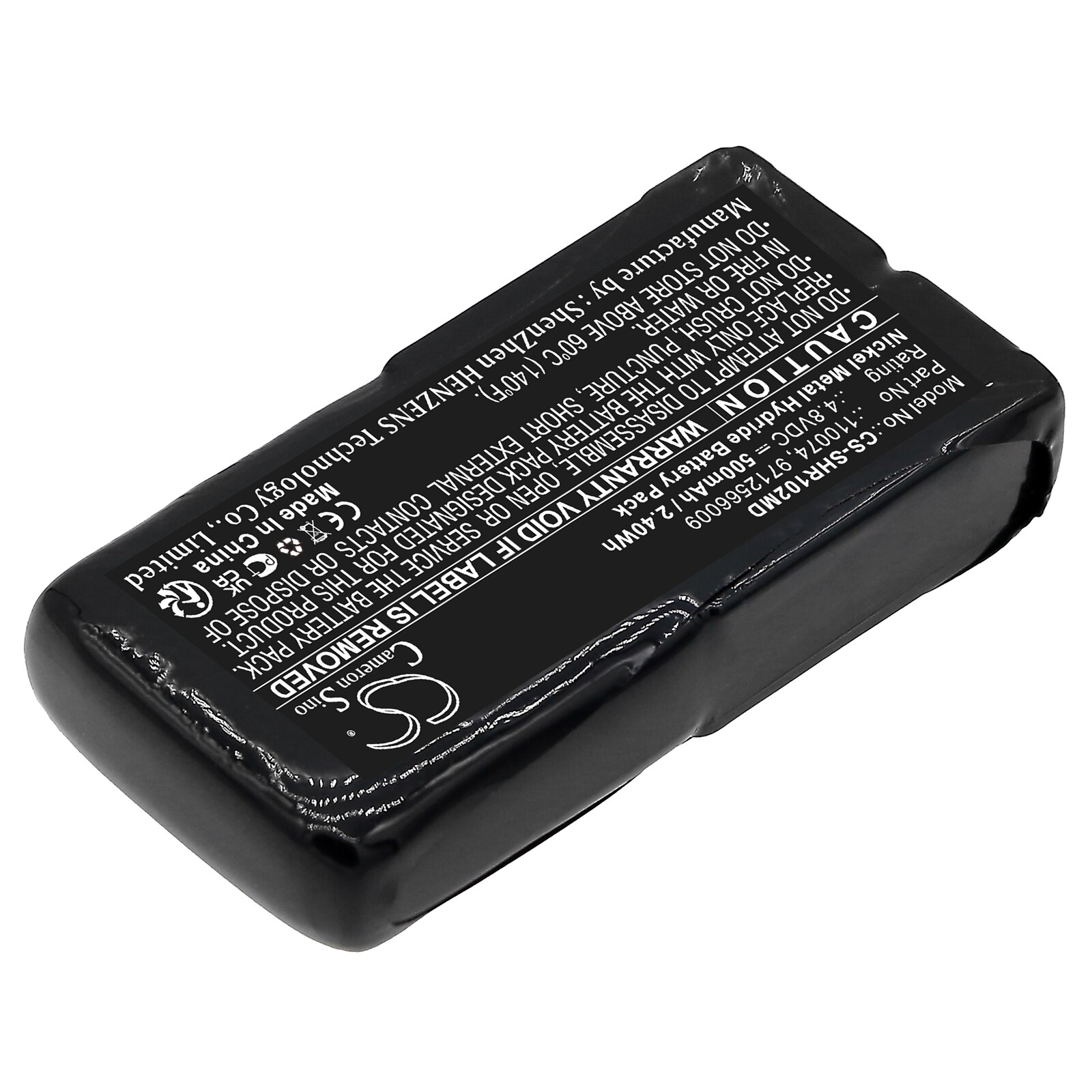 Batteri till Medicinsk för Schiller BR-102, Blutdruckmessgerat BR102, Voir ODAM m.fl.