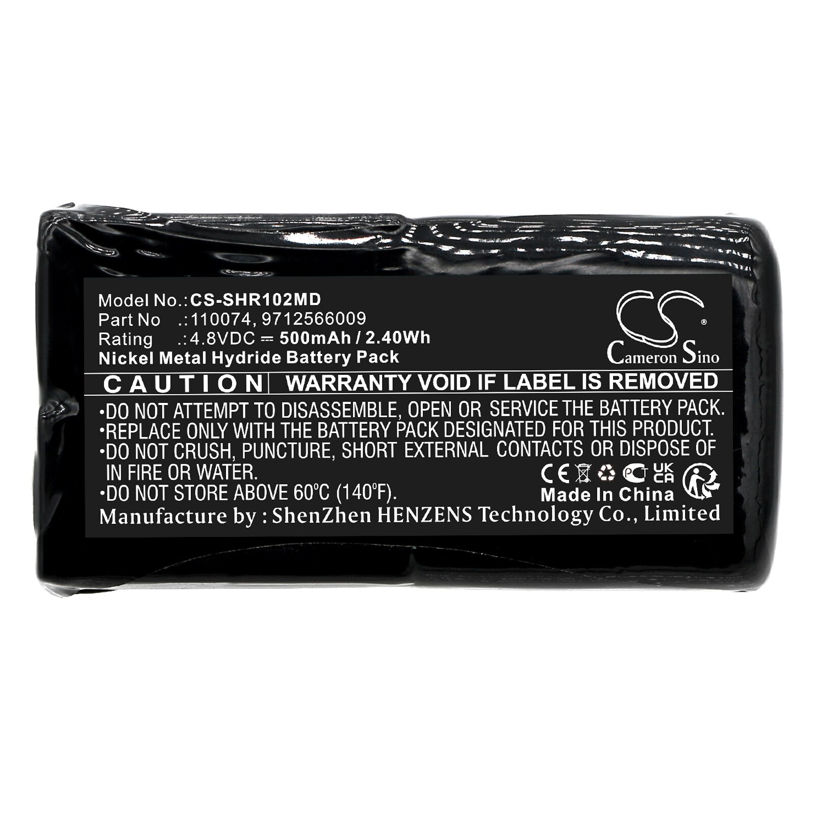 Batteri till Medicinsk för Schiller BR-102, Blutdruckmessgerat BR102, Voir ODAM m.fl.