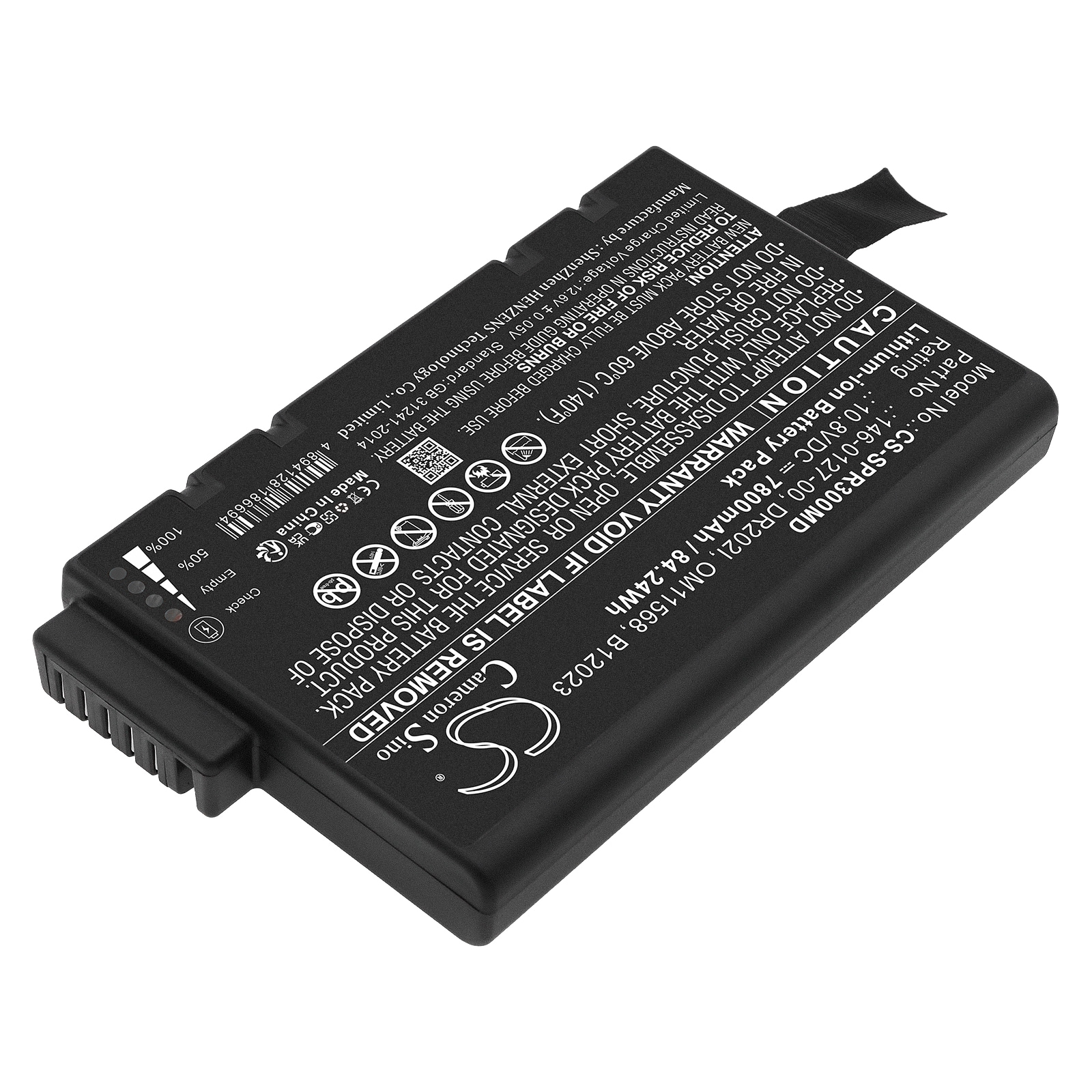 Batteri till Medicinsk för Spacelabs mCare300, mCare300D, ELS5